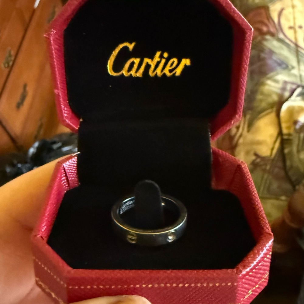 Cartier ring silver